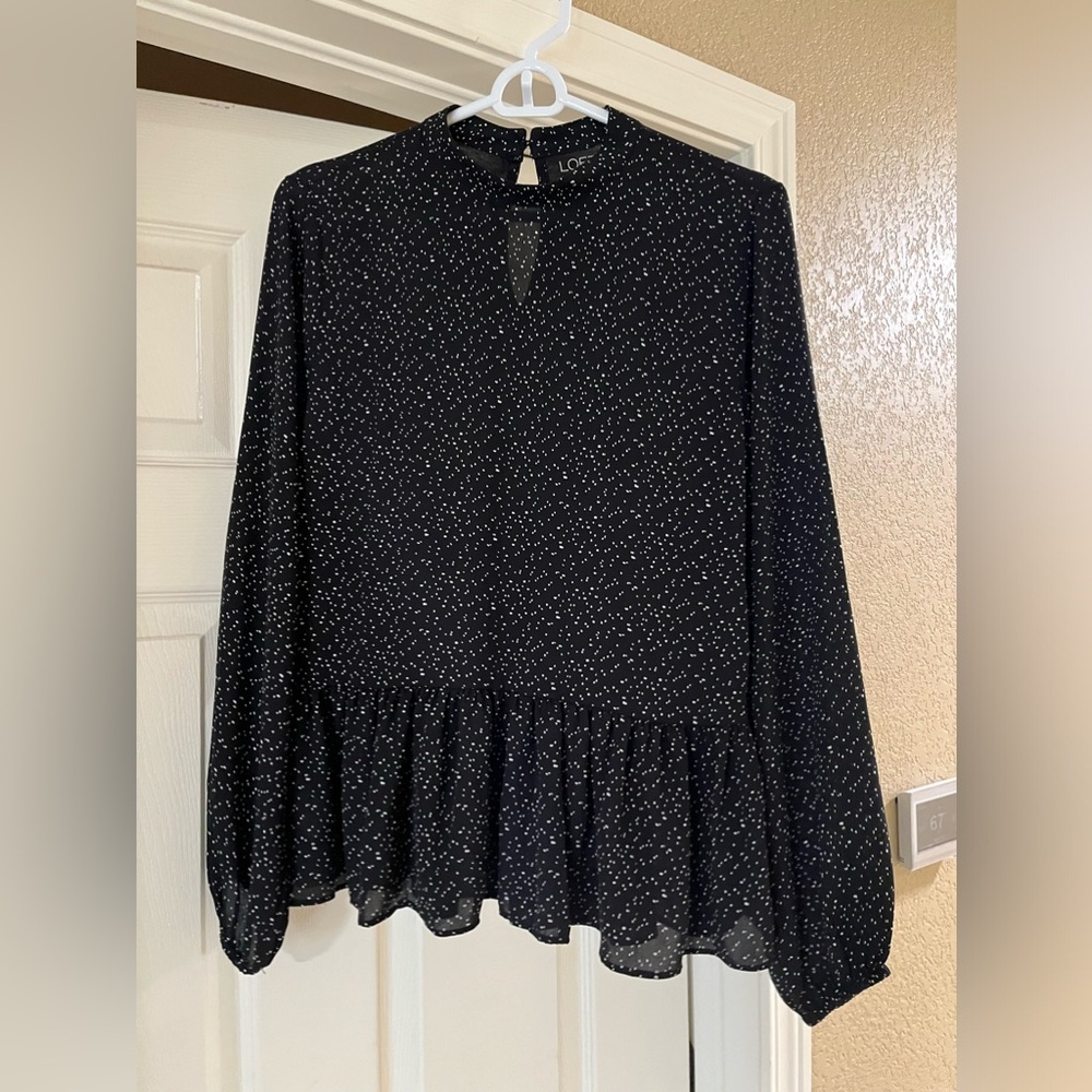 LOFT Peplum Blouse